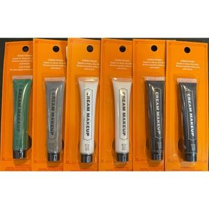 Halloween Theater Makeup 2-White & Black 1-Gray & Green Cream